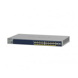 NETGEAR GS728TPP Hallittu L2 L3 L4 Gigabit Ethernet (10 100 1000) Power over Ethernet -tuki Harmaa