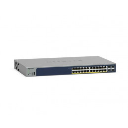 NETGEAR GS728TPP Hallittu L2 L3 L4 Gigabit Ethernet (10 100 1000) Power over Ethernet -tuki Harmaa