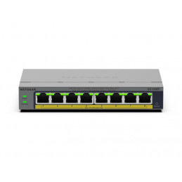 NETGEAR GS108EP Hallittu L2 L3 Gigabit Ethernet (10 100 1000) Harmaa
