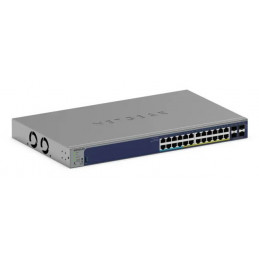 NETGEAR GS728TXUP Hallittu Gigabit Ethernet (10 100 1000) Power over Ethernet -tuki 1U Harmaa