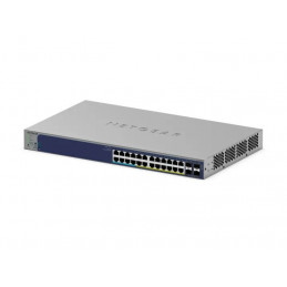 NETGEAR GS728TXUP Hallittu Gigabit Ethernet (10 100 1000) Power over Ethernet -tuki 1U Harmaa