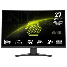 MSI MAG 275CQFDE E18 tietokoneen litteä näyttö 68,6 cm (27") 2560 x 1440 pikseliä Wide Quad HD Musta