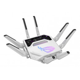 ASUS ROG Rapture GT-BE19000AI langaton reititin 10 Gigabit Ethernet Kolmikaista (2,4 GHz 5 GHz 6 GHz) Valkoinen