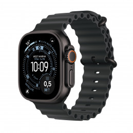Apple Watch Ultra 3 OLED 49 mm Digitaalinen 422 x 514 pikseliä Kosketusnäyttö 5G Musta Wi-Fi GPS (satelliitti)