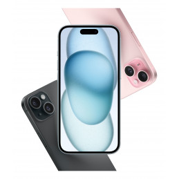 Apple iPhone 15 15,5 cm (6.1") Kaksois-SIM iOS 17 5G USB Type-C 256 GB Musta