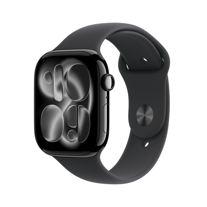 Apple Watch Series 11 OLED 46 mm Digitaalinen 416 x 496 pikseliä Kosketusnäyttö Musta Wi-Fi GPS (satelliitti)