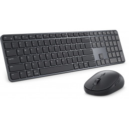 DELL Pro 7 Slim KM726 näppäimistö Sisältää hiiren Koti  Toimisto RF Wireless + Bluetooth QWERTY Pohjoismainen Musta