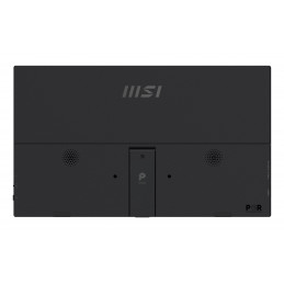 MSI PRO MP165 E6 Kannettava televisio ja näyttö Kannettava näyttö Musta 39,6 cm (15.6") LED 1920 x 1080 pikseliä