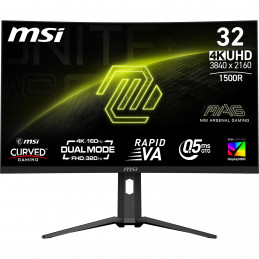 MSI MAG 321CUPDF tietokoneen litteä näyttö 80 cm (31.5") 3840 x 2160 pikseliä 4K Ultra HD LCD Musta
