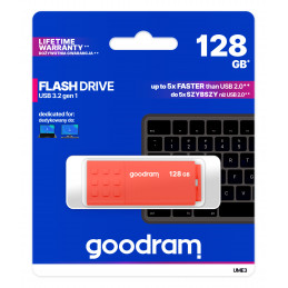 Goodram UME3 USB-muisti 128 GB USB A-tyyppi 3.2 Gen 1 (3.1 Gen 1) Oranssi