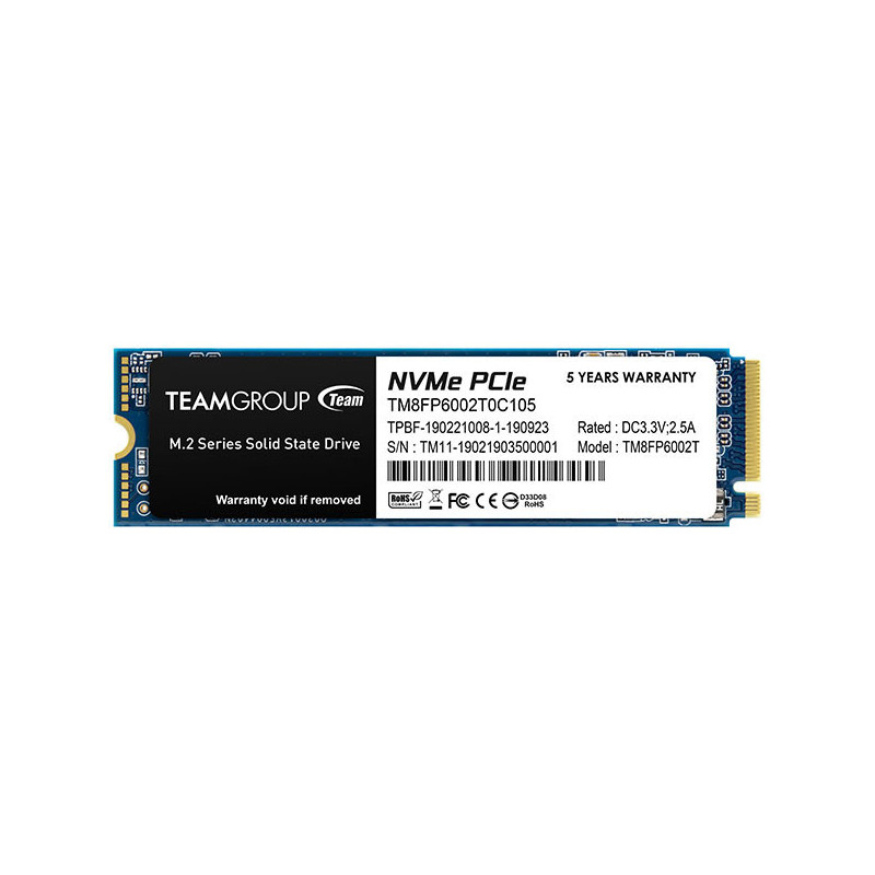 Team Group MP33 2 TB M.2 PCI Express 3.0 NVMe 3D NAND