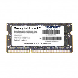 Patriot Memory 8GB DDR3 PC3-12800 (1600MHz) SODIMM muistimoduuli 1 x 8 GB 204-pin SO-DIMM