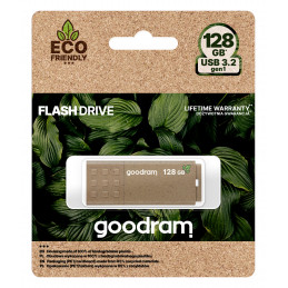 Goodram UME3 Eco Friendly USB-muisti 128 GB USB A-tyyppi 3.2 Gen 1 (3.1 Gen 1) Ruskea