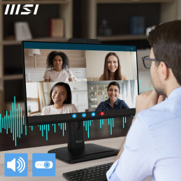 MSI Pro MP242PMG tietokoneen litteä näyttö 60,5 cm (23.8") 1920 x 1080 pikseliä Full HD LCD Musta