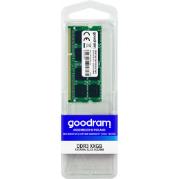 Goodram GR1600S364L11 8G muistimoduuli 8 GB 1 x 8 GB DDR3 204-pin SO-DIMM