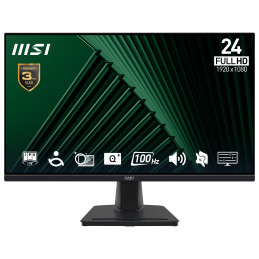 MSI Pro MP245G tietokoneen litteä näyttö 60,5 cm (23.8") 1920 x 1080 pikseliä Full HD LCD Musta