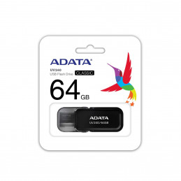 ADATA UV240 USB-muisti 64 GB USB A-tyyppi 2.0 Musta
