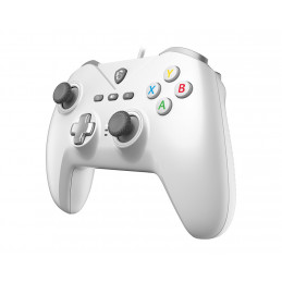 MSI FORCE GC200 WHITE peliohjain Valkoinen USB Pad-ohjain Analoginen Digitaalinen Android, PC