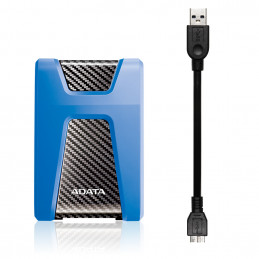ADATA HD650 ulkoinen kovalevy 1 TB 2.5" Micro-USB B 3.2 Gen 1 (3.1 Gen 1) Sininen