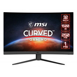 MSI G32C4X tietokoneen litteä näyttö 80 cm (31.5") 1920 x 1080 pikseliä Full HD Musta