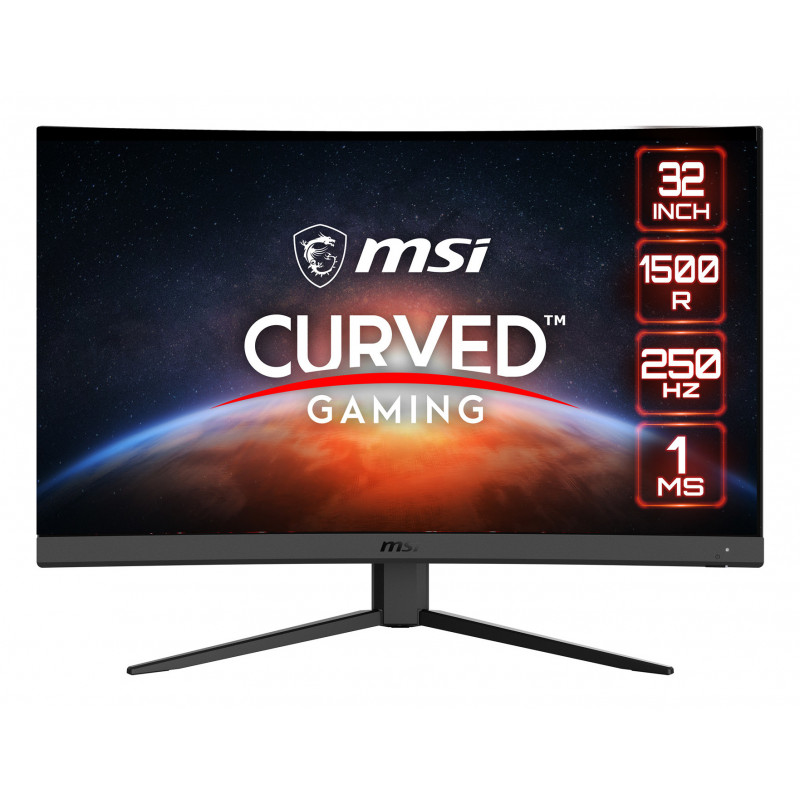 MSI G32C4X tietokoneen litteä näyttö 80 cm (31.5") 1920 x 1080 pikseliä Full HD Musta