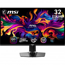 MSI MAG 321UPX QD-OLED tietokoneen litteä näyttö 80 cm (31.5") 3840 x 2160 pikseliä 4K Ultra HD Musta