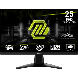 MSI MAG 255F E20 tietokoneen litteä näyttö 62,2 cm (24.5") 1920 x 1080 pikseliä Full HD LCD Musta