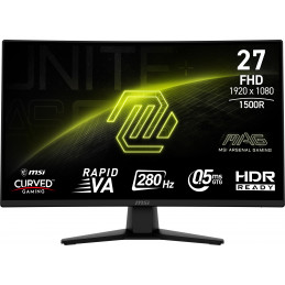 MSI MAG 274CXF tietokoneen litteä näyttö 68,6 cm (27") 1920 x 1080 pikseliä Full HD Musta