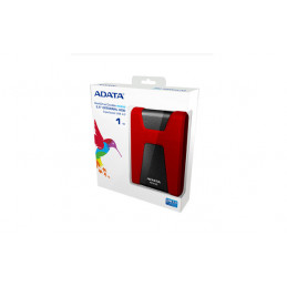 ADATA DashDrive Durable HD650 ulkoinen kovalevy 1 TB 2.5" USB 3.2 Gen 1 (3.1 Gen 1) Punainen