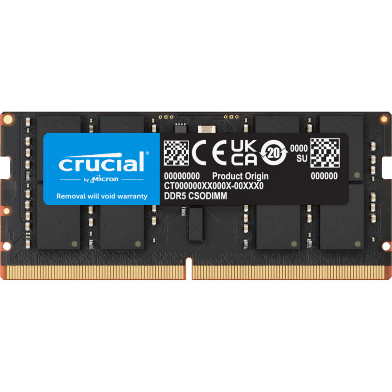 Crucial CT24G64C52CS5 muistimoduuli 24 GB 1 x 24 GB DDR5 6400 MT s 262-pin SO-DIMM