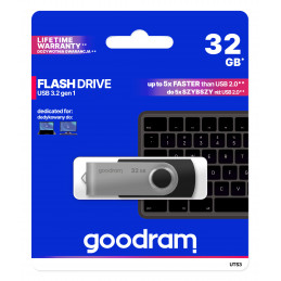 Goodram UTS3 USB-muisti 32 GB USB A-tyyppi 3.2 Gen 1 (3.1 Gen 1) Musta