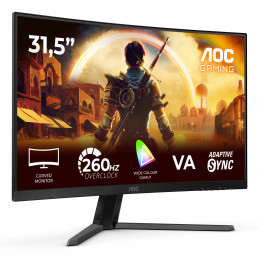 AOC G4 C32G42ZE tietokoneen litteä näyttö 80 cm (31.5") 1920 x 1080 pikseliä Full HD LED Musta, Punainen