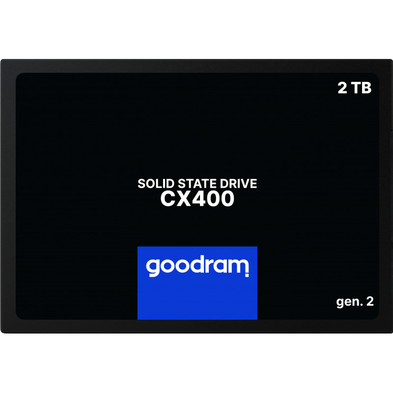 Goodram CX400 SSDPR-CX400-02T-G2 2 TB 2.5" Serial ATA III 3D NAND