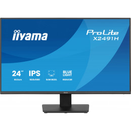 iiyama ProLite X2491H-B1 tietokoneen litteä näyttö 60,5 cm (23.8") 1920 x 1080 pikseliä Full HD LCD Musta