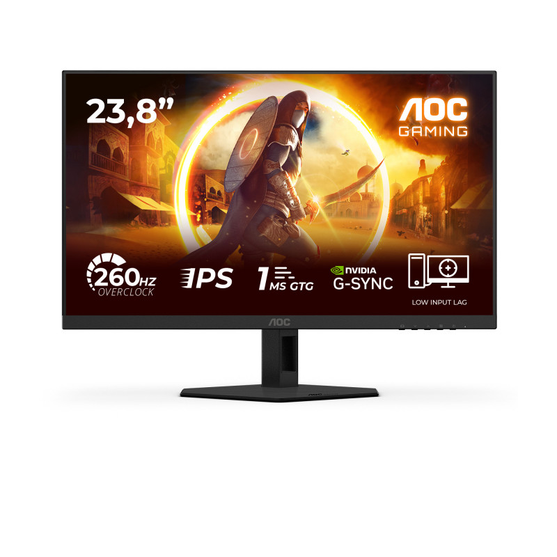 AOC G4 24G4ZRE tietokoneen litteä näyttö 60,5 cm (23.8") 1920 x 1080 pikseliä Full HD LED Musta, Punainen