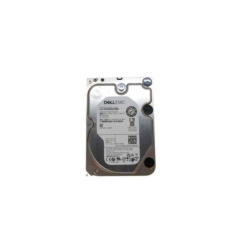 DELL 400-BRCT sisäinen kiintolevy 2 TB 7200 RPM 3.5" Serial ATA III