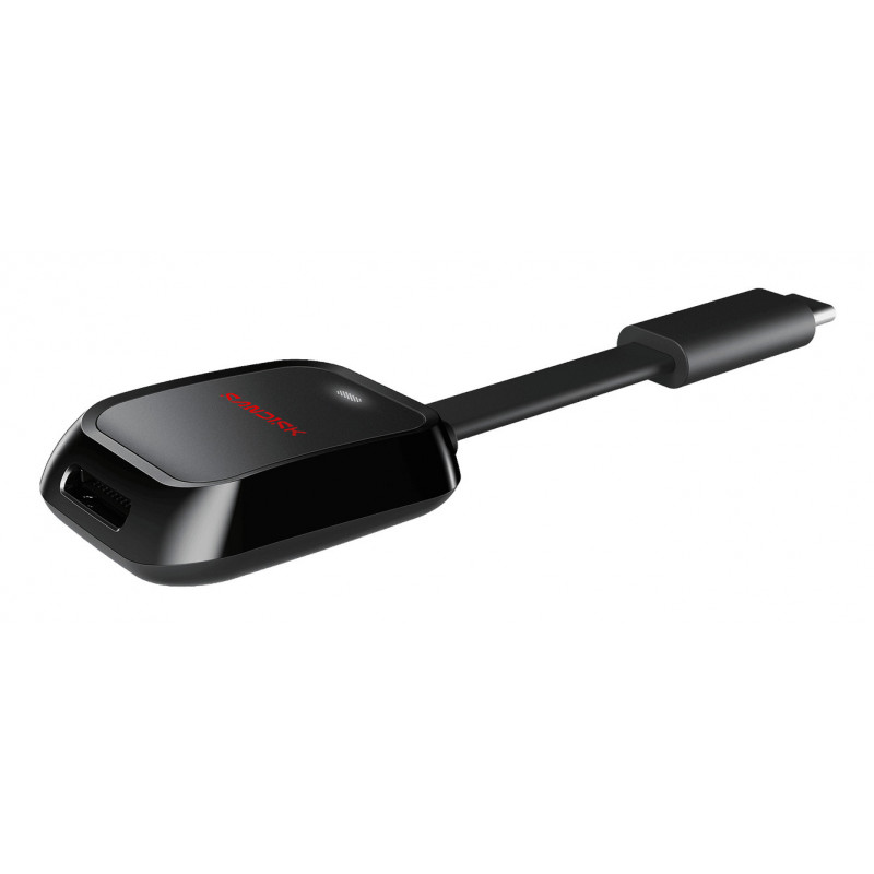SanDisk QuickFlow kortinlukija USB 3.2 Gen 1 (3.1 Gen 1) Type-C Musta