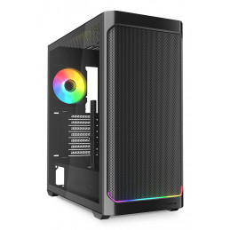 Sharkoon AK4W RGB Strip Midi Tower Musta