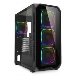Sharkoon AK5G RGB Midi Tower Musta