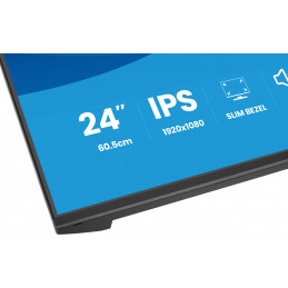 iiyama ProLite X2491HS-B1 tietokoneen litteä näyttö 60,5 cm (23.8") 1920 x 1080 pikseliä Full HD LCD Musta