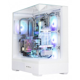 Zalman P40 Prism Plus White Midi Tower Valkoinen