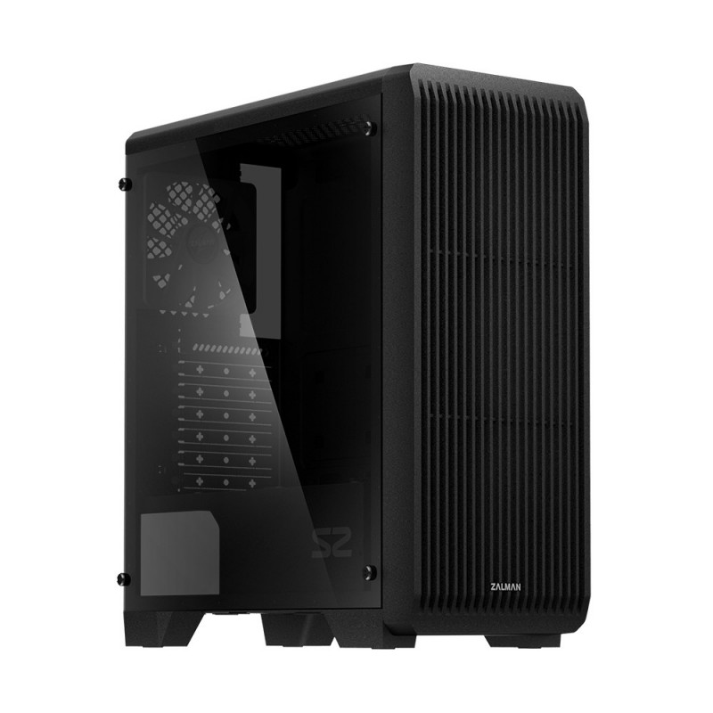 Zalman S2 TG tietokonekotelo Midi Tower Musta