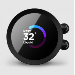 NZXT Kraken 280 Suoritin All-in-one-nesteenjäähdytin 14 cm Musta 1 kpl