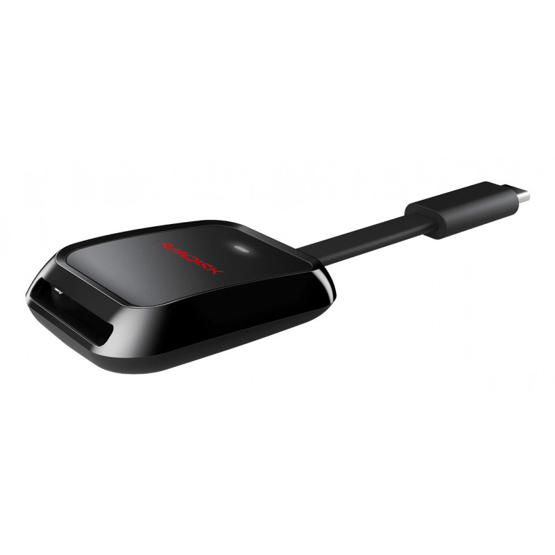 SanDisk QuickFlow kortinlukija USB 3.2 Gen 1 (3.1 Gen 1) Type-C Musta
