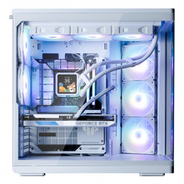 Zalman P60 WHITE tietokonekotelo Midi Tower Valkoinen