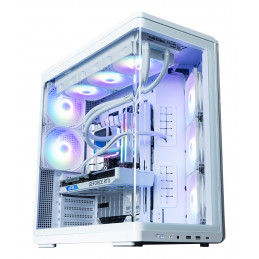 Zalman P60 WHITE tietokonekotelo Midi Tower Valkoinen