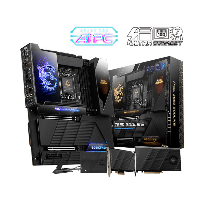 MSI MEG Z890 GODLIKE emolevy Intel Z890 LGA 1851 (Socket V1) ATX
