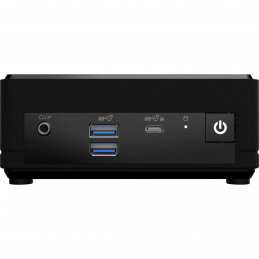 MSI Cubi N ADL S-253AT Intel® N N100 4 GB DDR4-SDRAM 128 GB SSD Windows 11 Pro Mini PC Musta