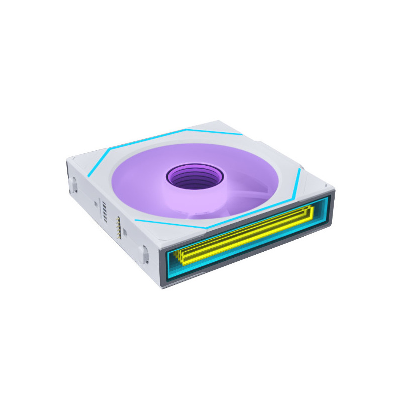 Lian Li Uni Fan 14RSLIN1W1W Tietokonekotelo Tuuletin 14 cm Valkoinen 1 kpl