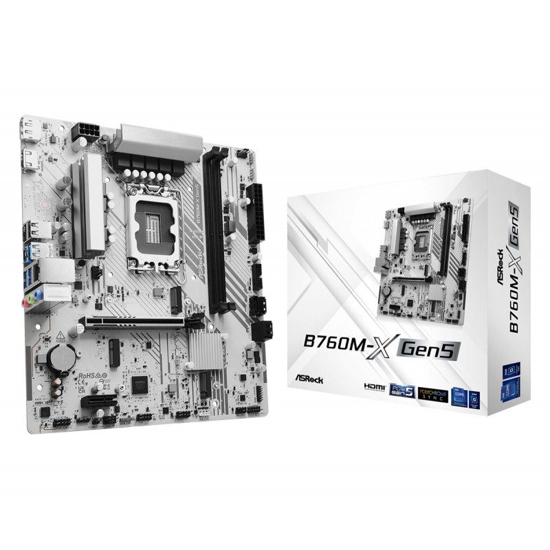 Asrock B760M-X Gen5 Intel B760 LGA 1700 mikro ATX